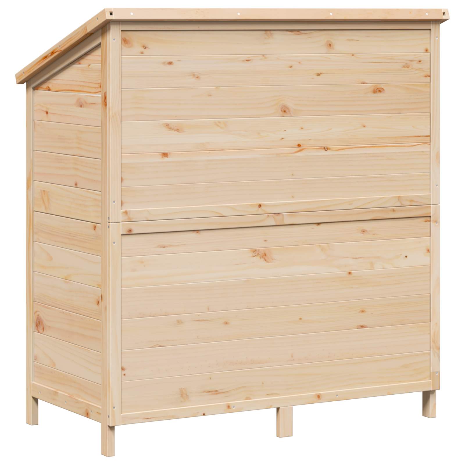 vidaXL Shed ogrodowy naturalny 106 x 56 x 113,5 cm Drewno Świerkowe