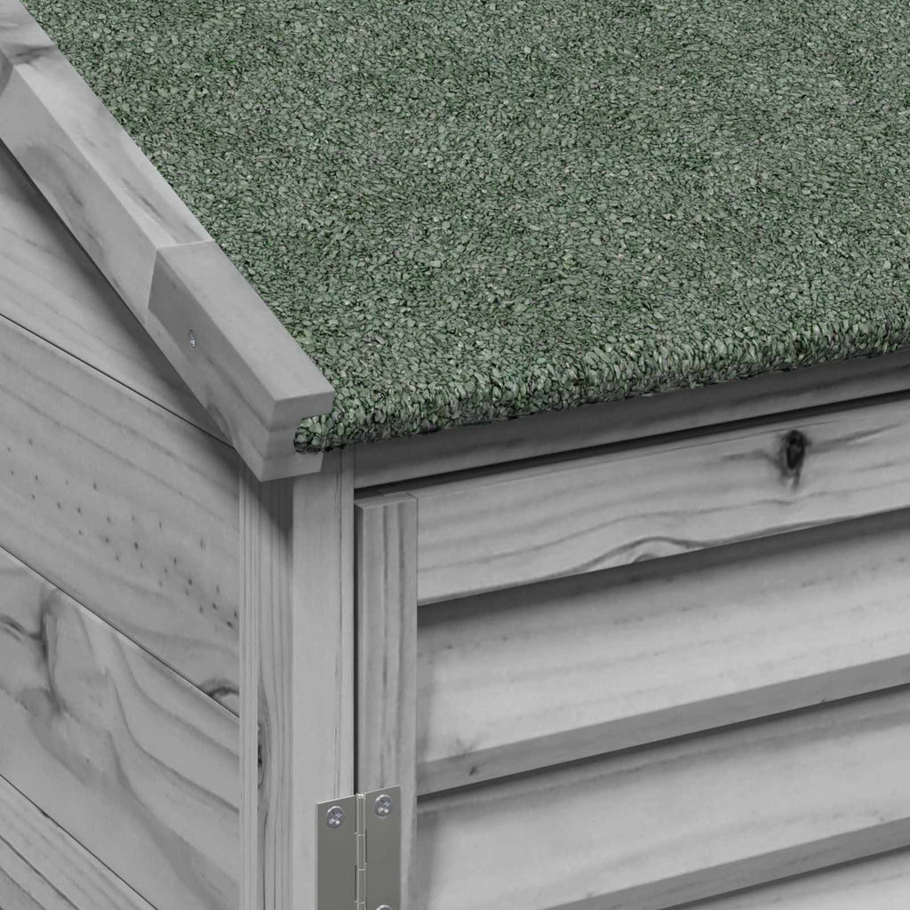 vidaXL Shed ogrodowy Szary 106 x 56 x 113,5 cm Drewno Świerkowe