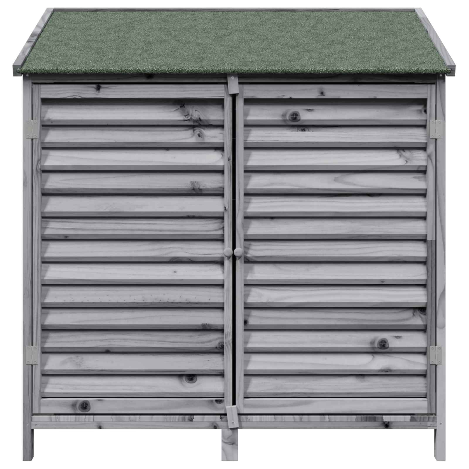 vidaXL Shed ogrodowy Szary 106 x 56 x 113,5 cm Drewno Świerkowe