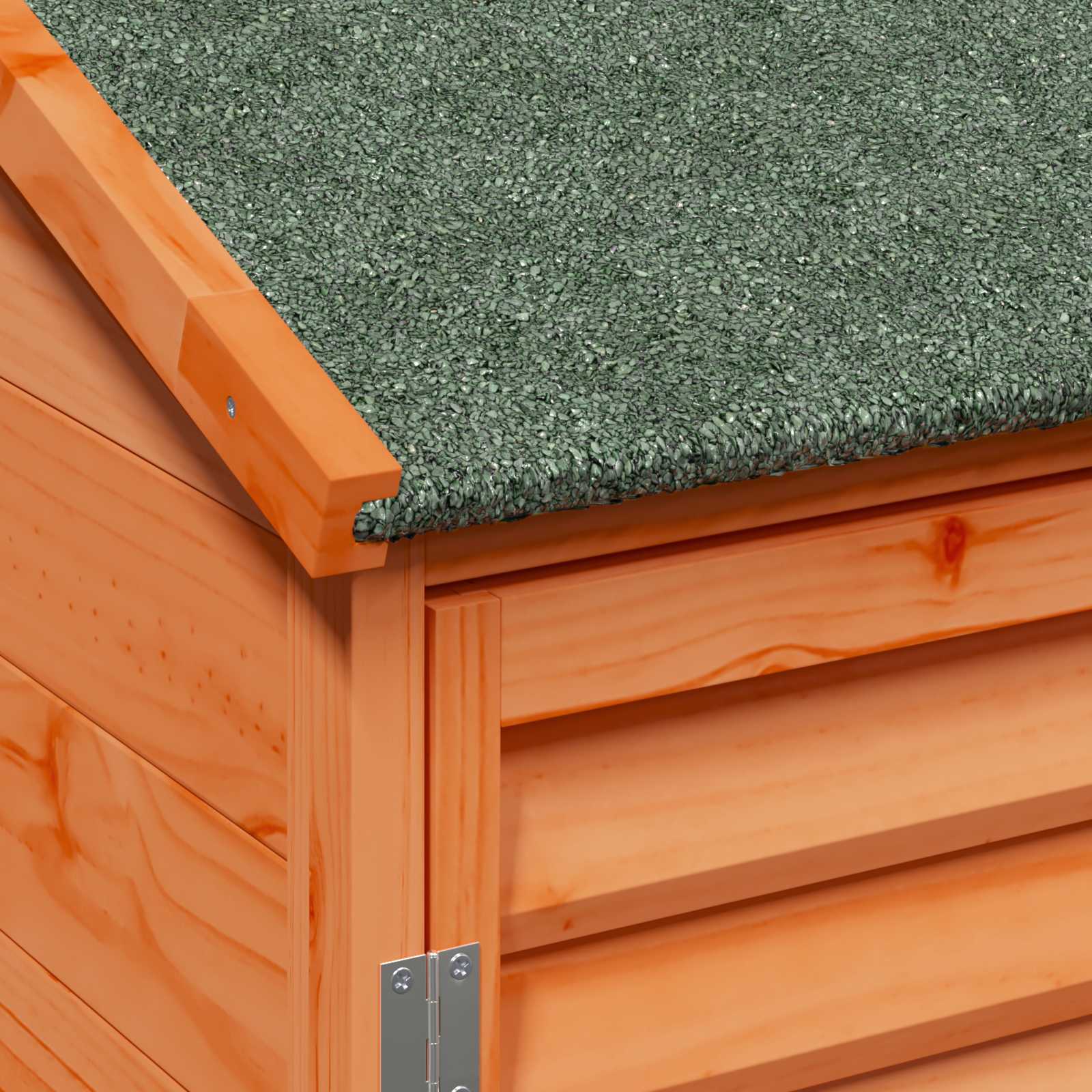 vidaXL Shed ogrodowy brązowy 106 x 56 x 113,5 cm Drewno Świerkowe