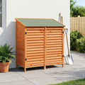 vidaXL Shed ogrodowy brązowy 106 x 56 x 113,5 cm Drewno Świerkowe