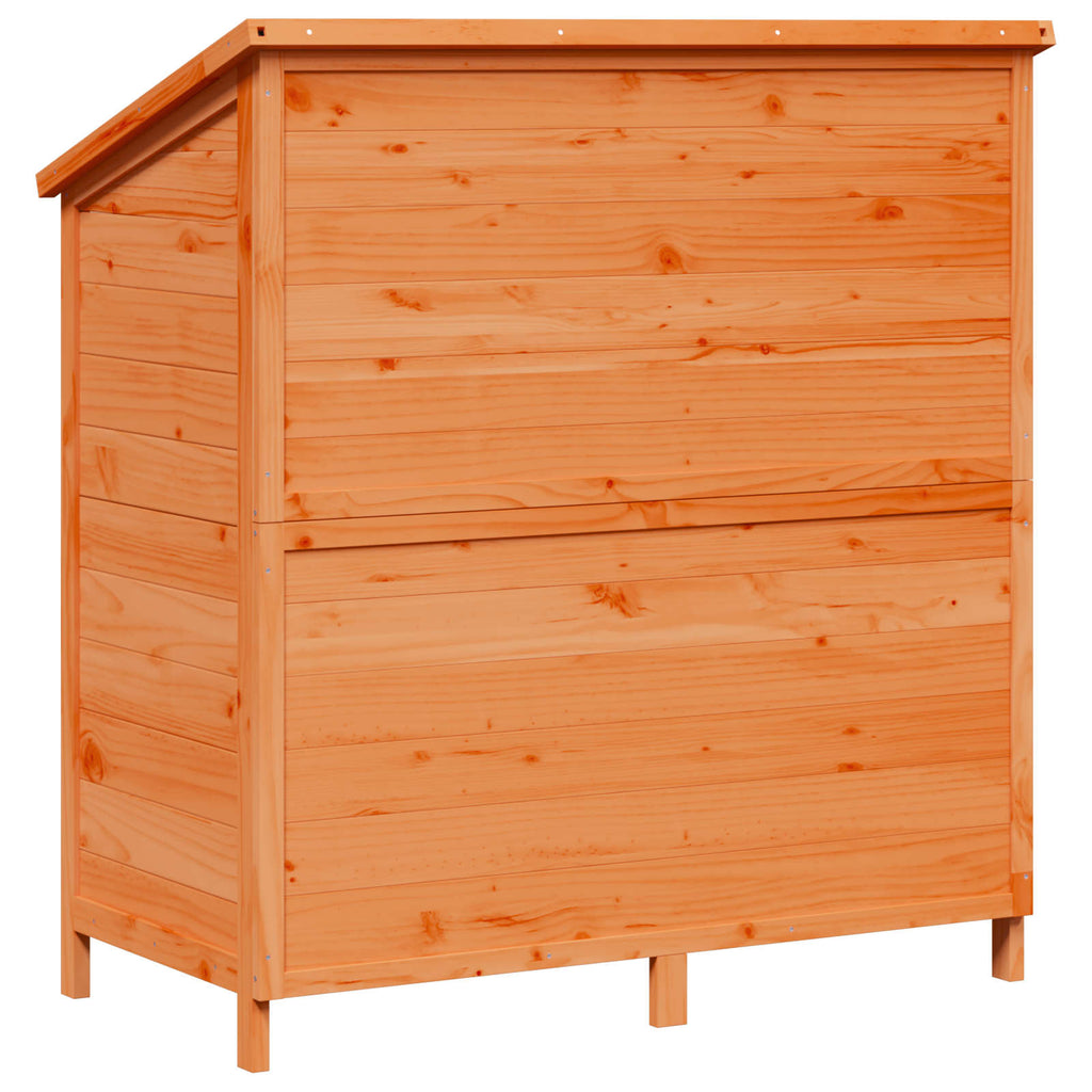 vidaXL Shed ogrodowy brązowy 106 x 56 x 113,5 cm Drewno Świerkowe