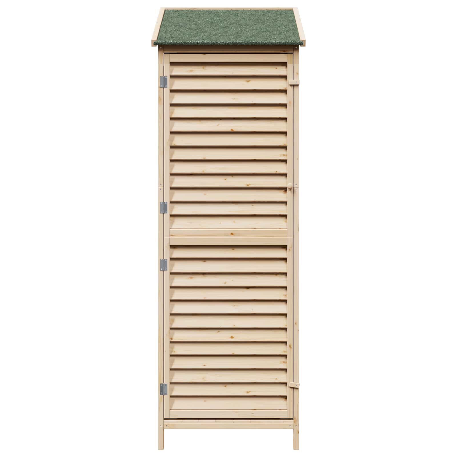 vidaXL Shed ogrodowy naturalny 59 x 56 x 176 cm Drewno Świerkowe