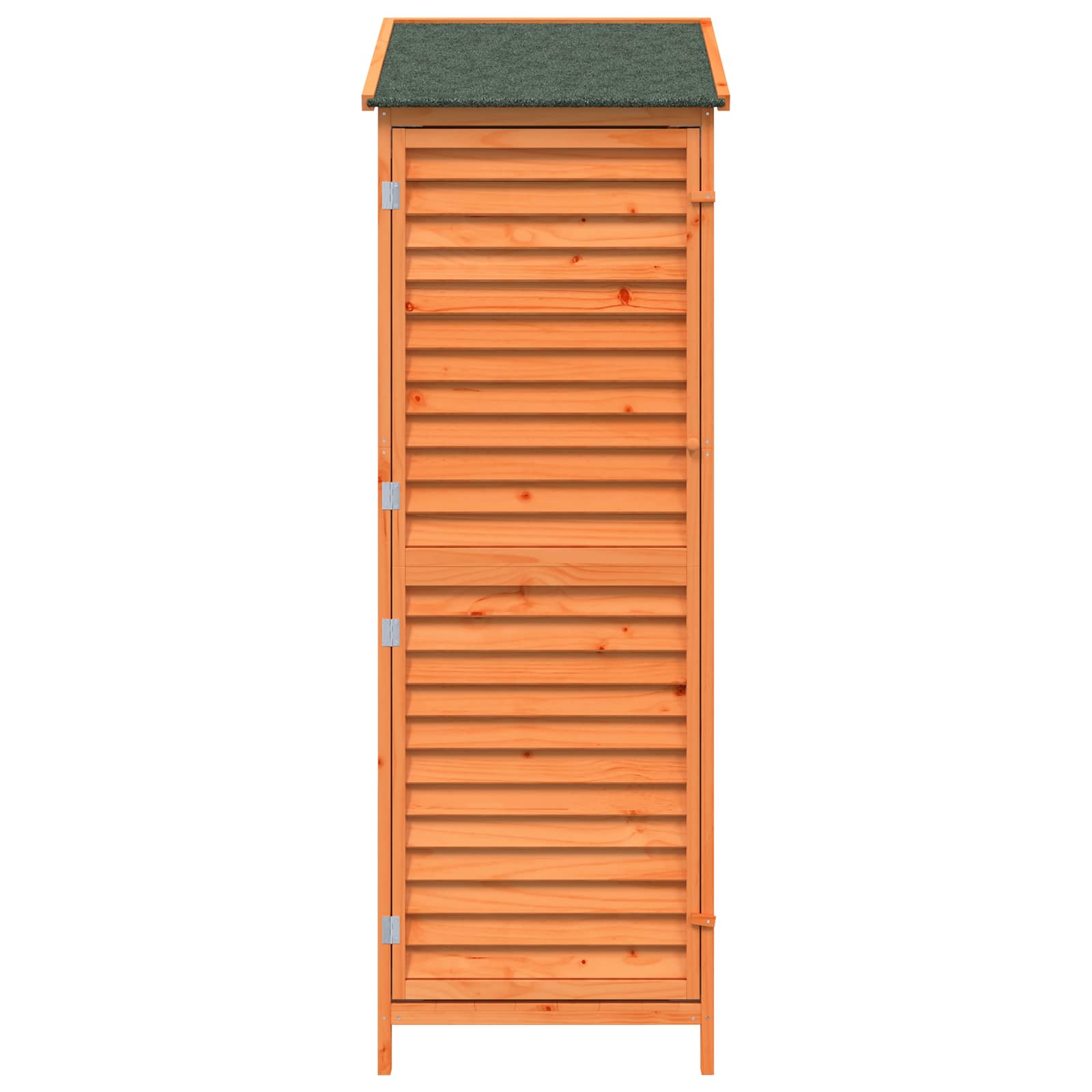 vidaXL Shed ogrodowy brązowy 59 x 56 x 176 cm Drewno Świerkowe