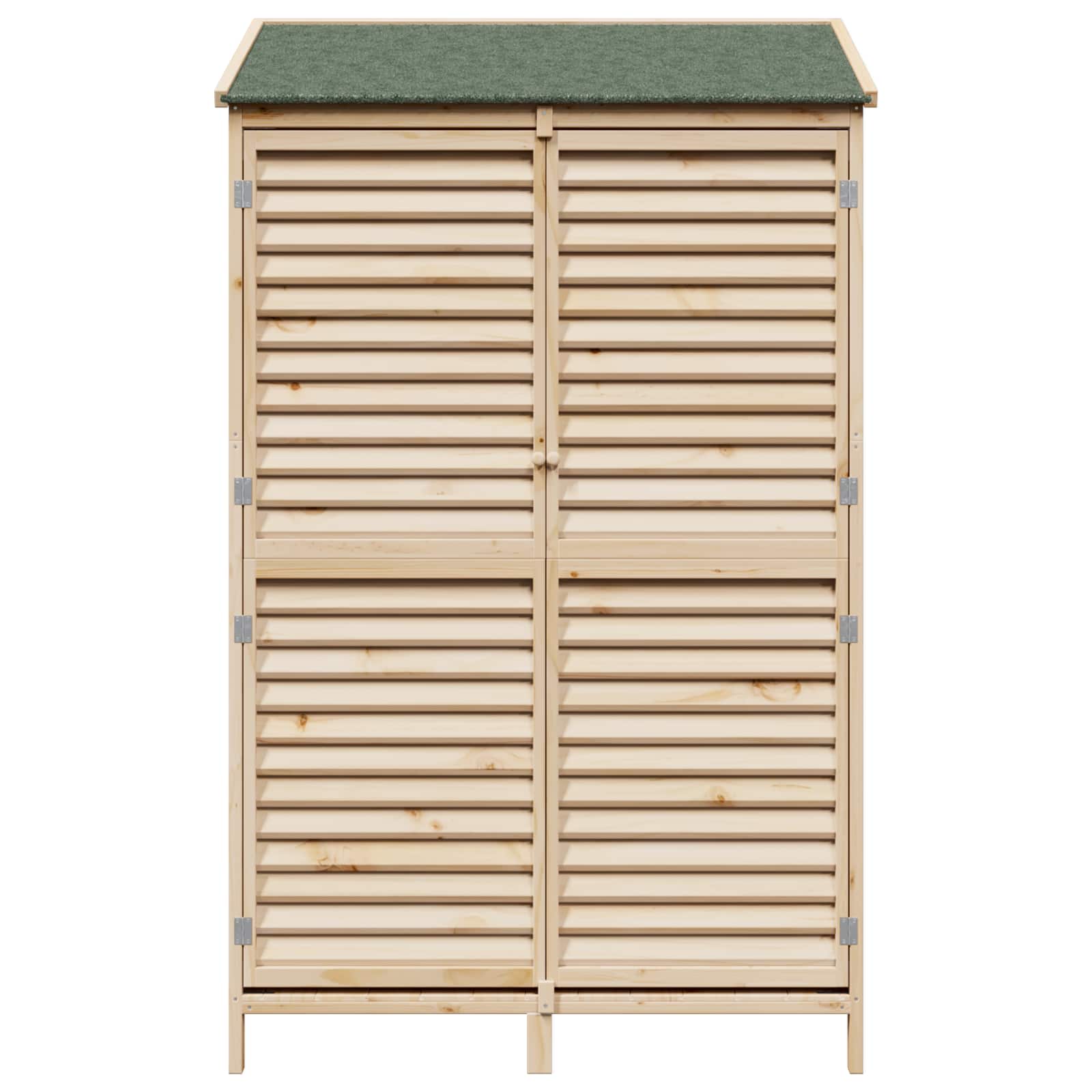 vidaXL Shed ogrodowy naturalny 106 x 56 x 176,5 cm Drewno Świerkowe