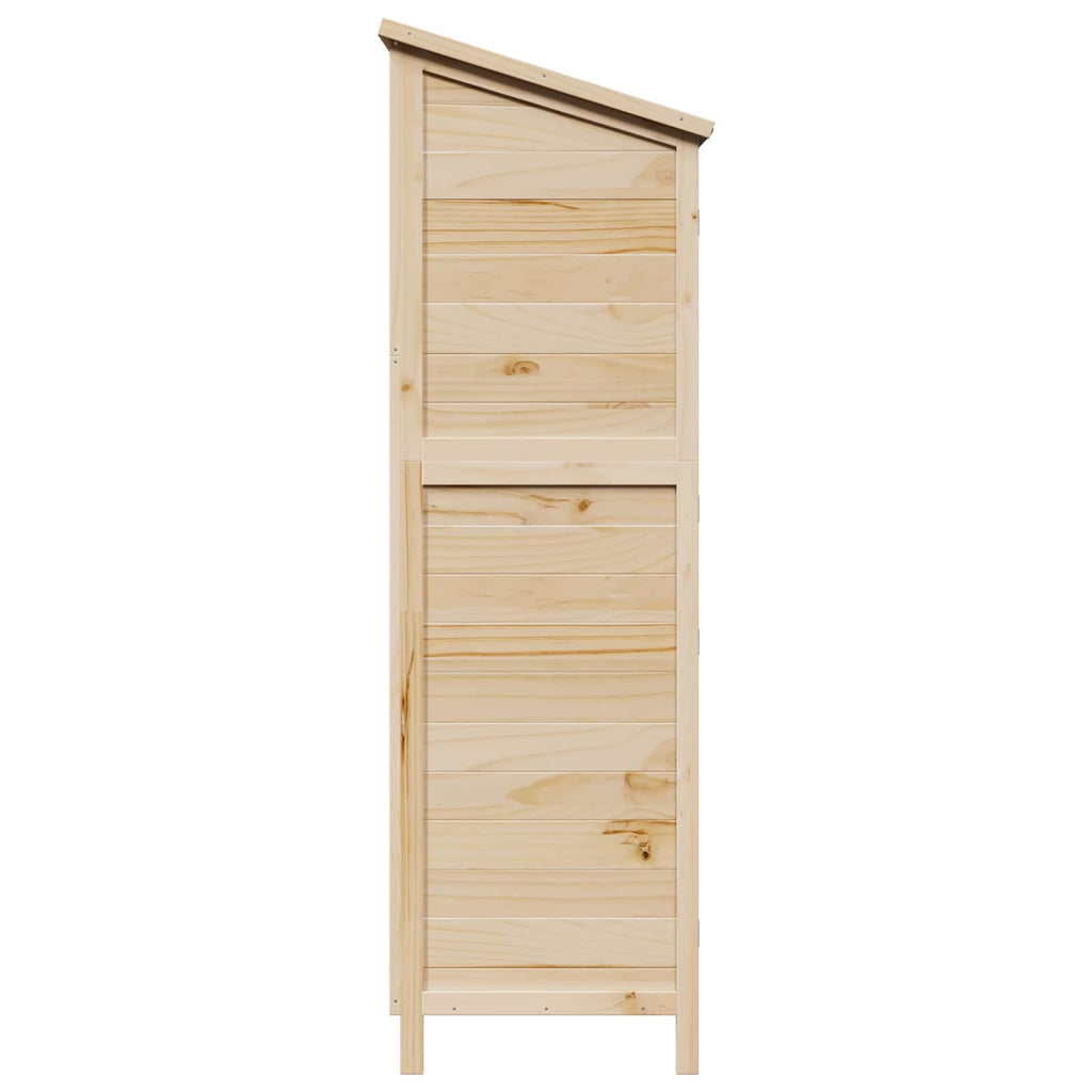 vidaXL Shed ogrodowy naturalny 106 x 56 x 176,5 cm Drewno Świerkowe