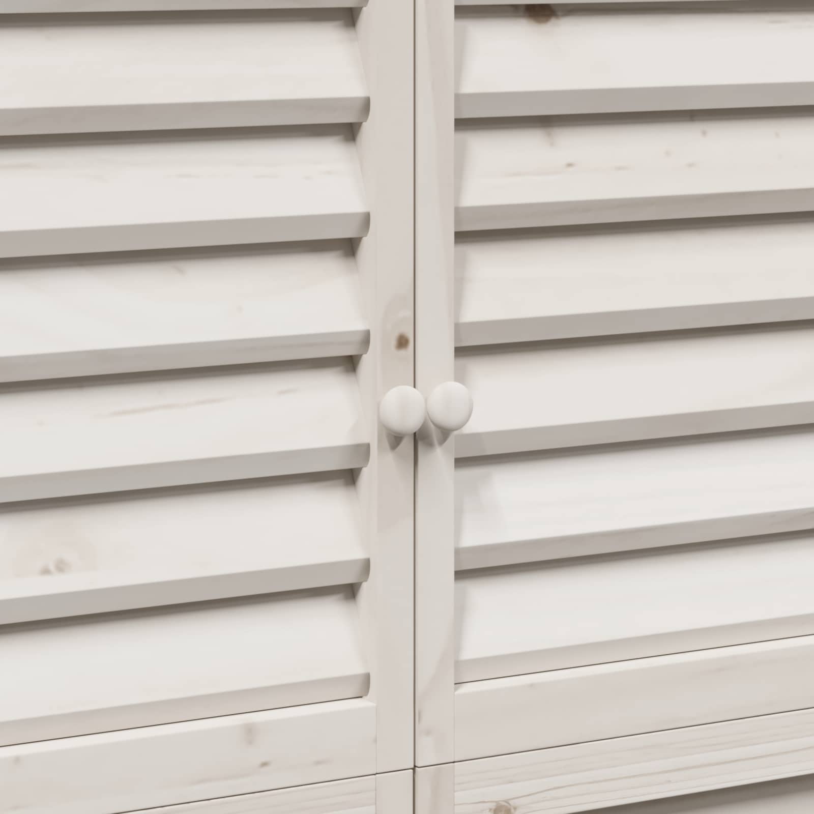 vidaXL Shed ogrodowy Biały 106 x 56 x 176,5 cm Drewno Świerkowe