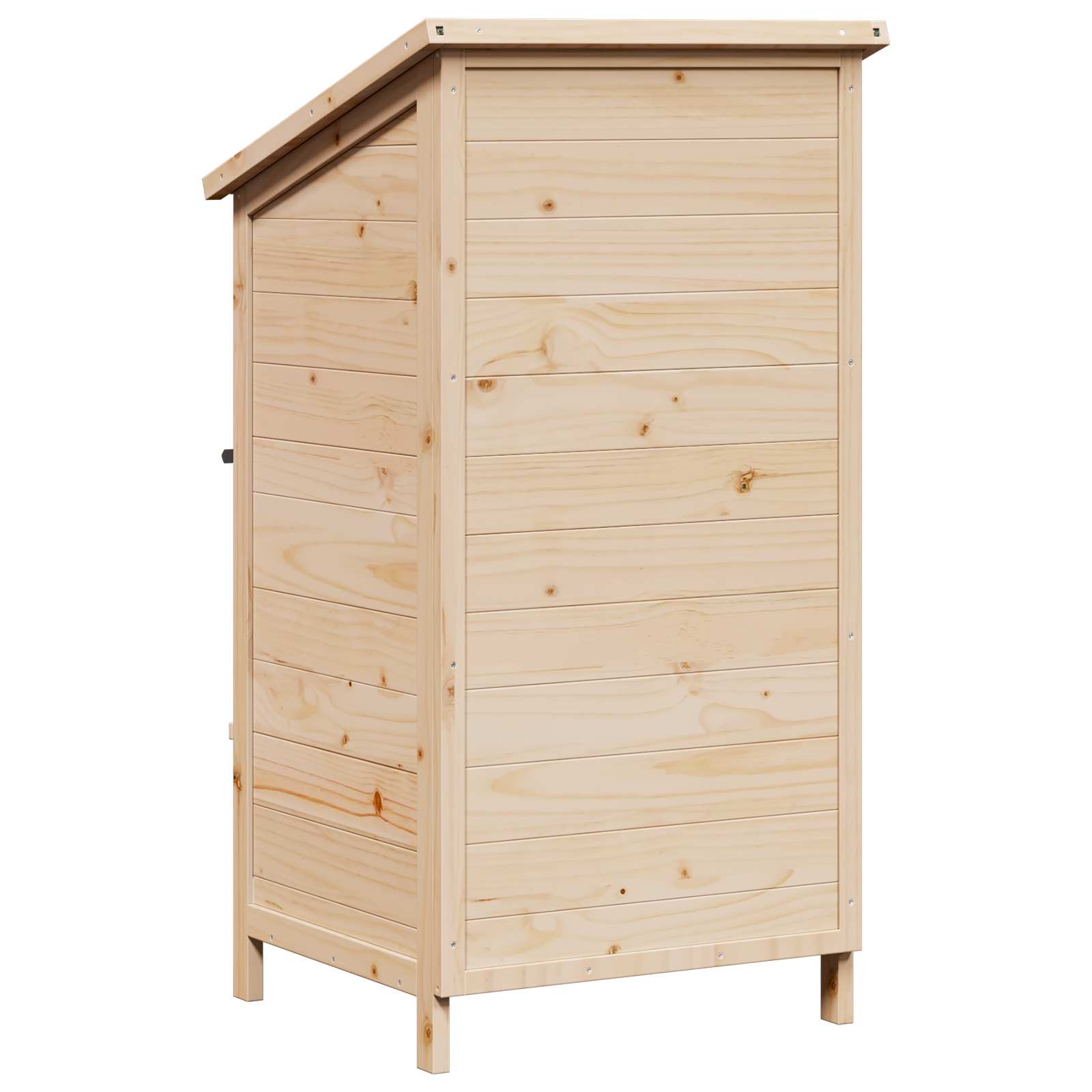 vidaXL Shed ogrodowy naturalny 59,5 x 56 x 113,5 cm Drewno Świerkowe
