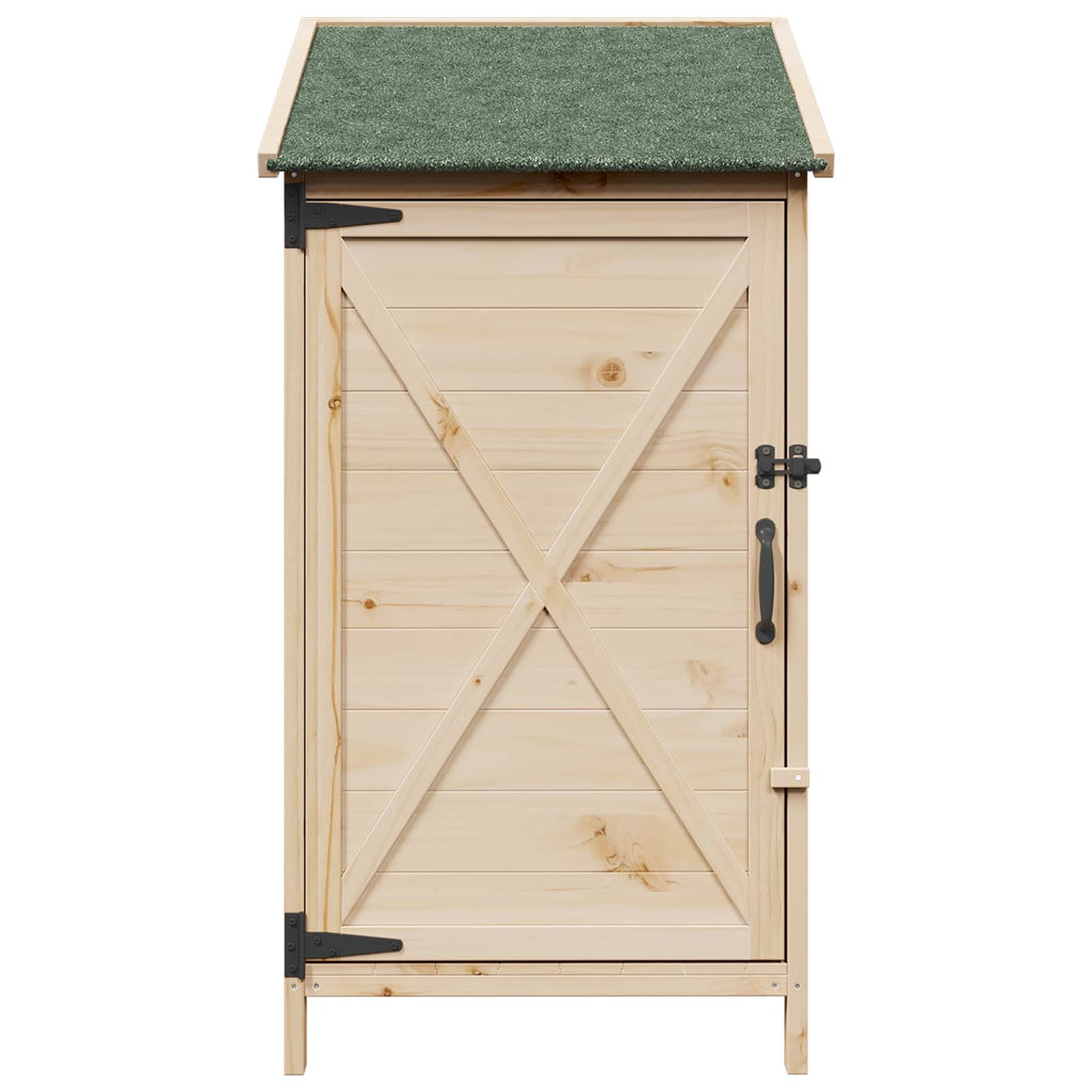 vidaXL Shed ogrodowy naturalny 59,5 x 56 x 113,5 cm Drewno Świerkowe