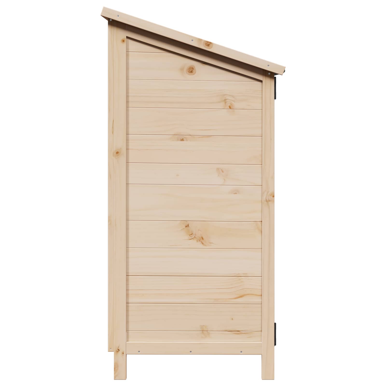 vidaXL Shed ogrodowy naturalny 59,5 x 56 x 113,5 cm Drewno Świerkowe