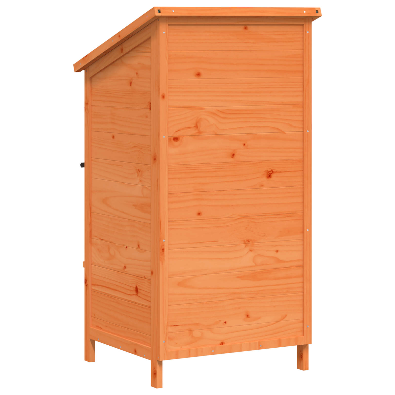 vidaXL Shed ogrodowy brązowy 59,5 x 56 x 113,5 cm Drewno Świerkowe