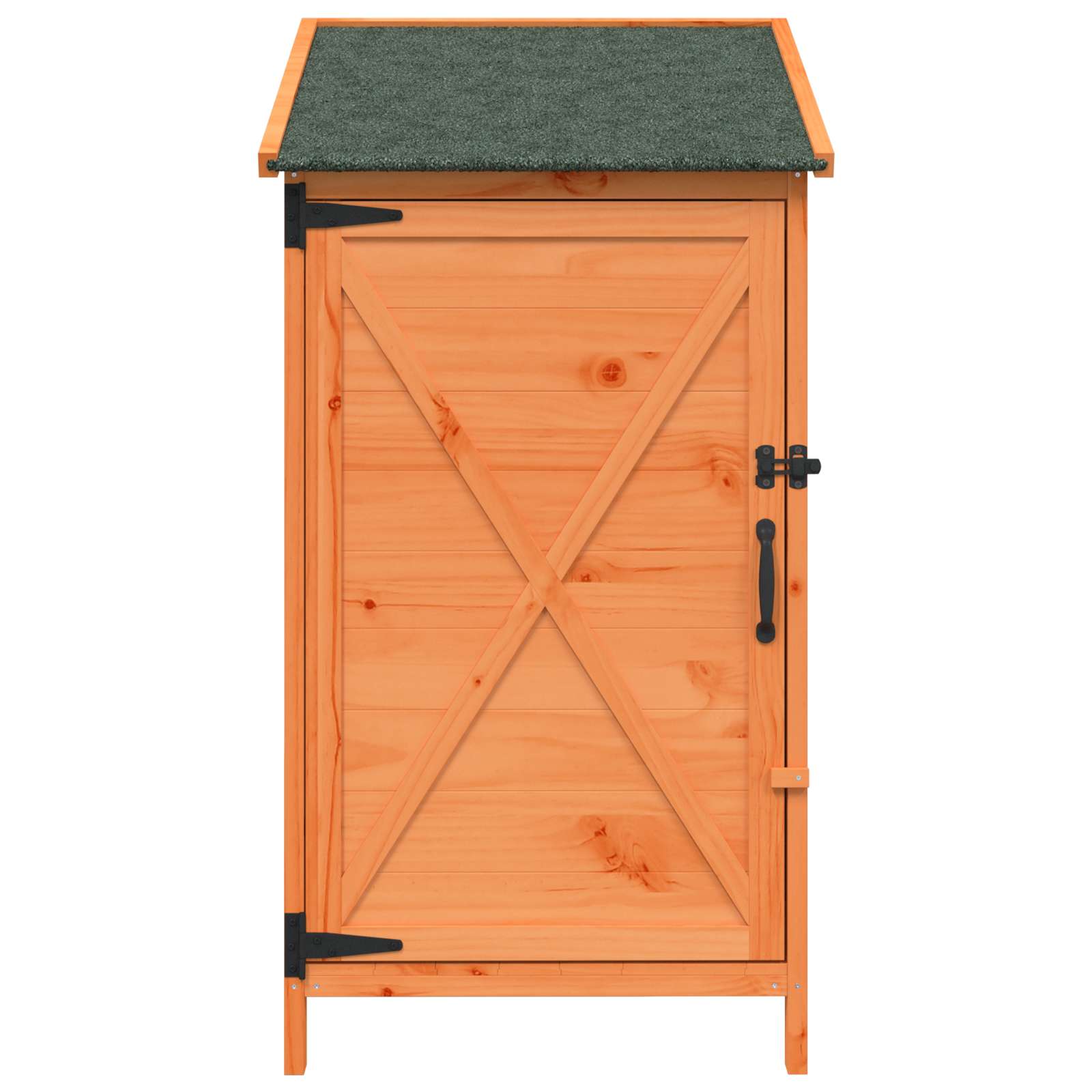 vidaXL Shed ogrodowy brązowy 59,5 x 56 x 113,5 cm Drewno Świerkowe