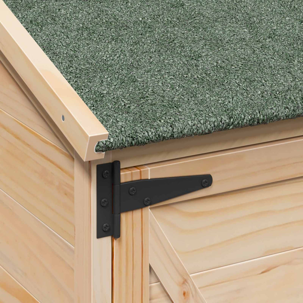 vidaXL Shed ogrodowy naturalny 106 x 56 x 113,5 cm Drewno Świerkowe