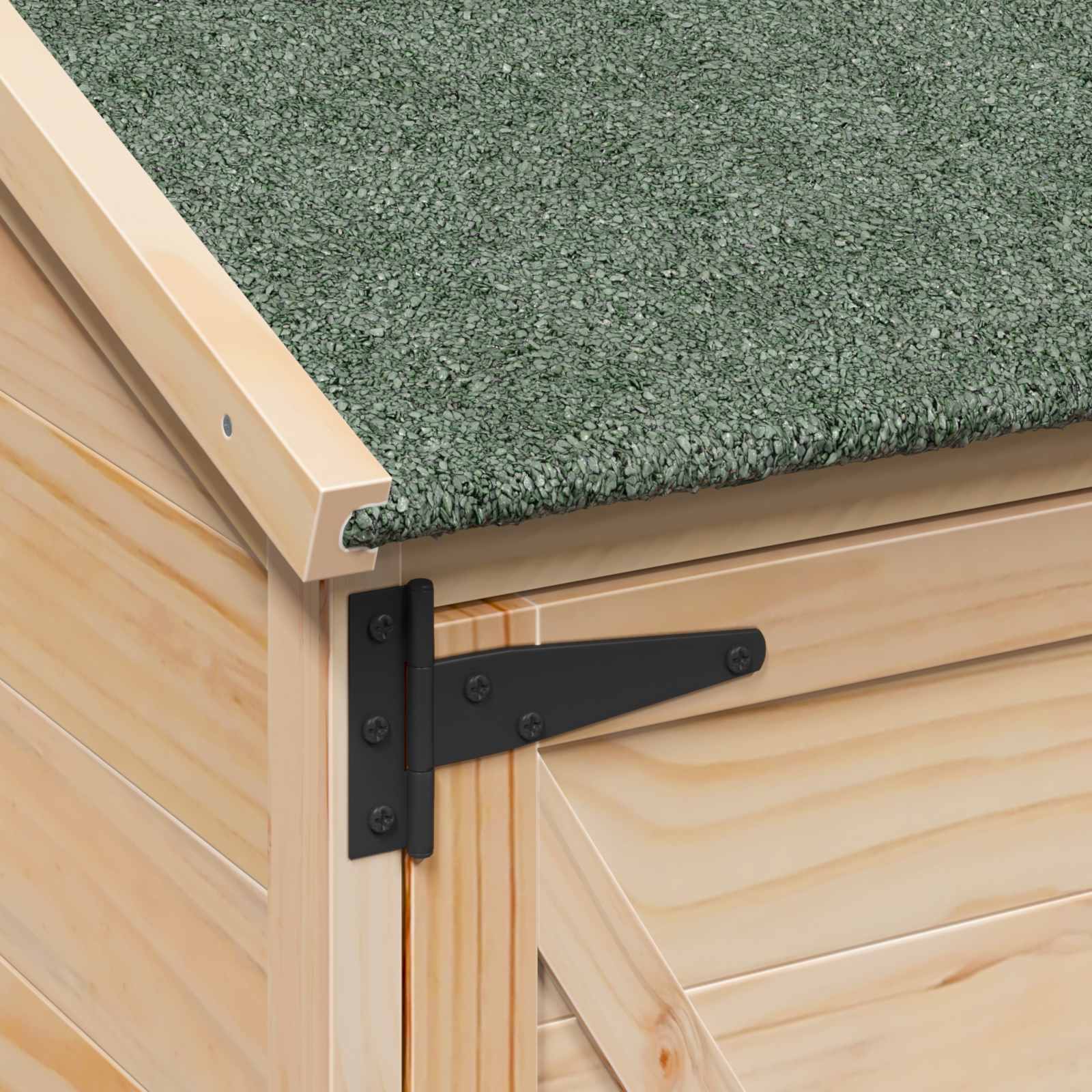 vidaXL Shed ogrodowy naturalny 106 x 56 x 113,5 cm Drewno Świerkowe