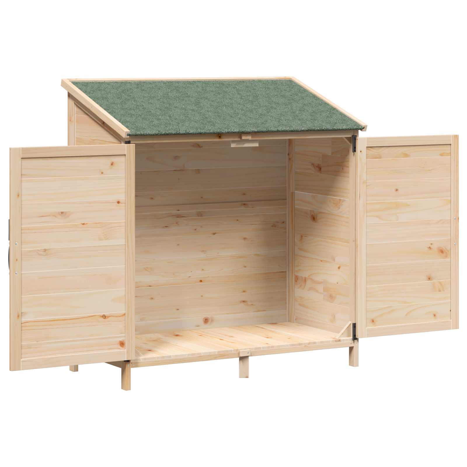 vidaXL Shed ogrodowy naturalny 106 x 56 x 113,5 cm Drewno Świerkowe