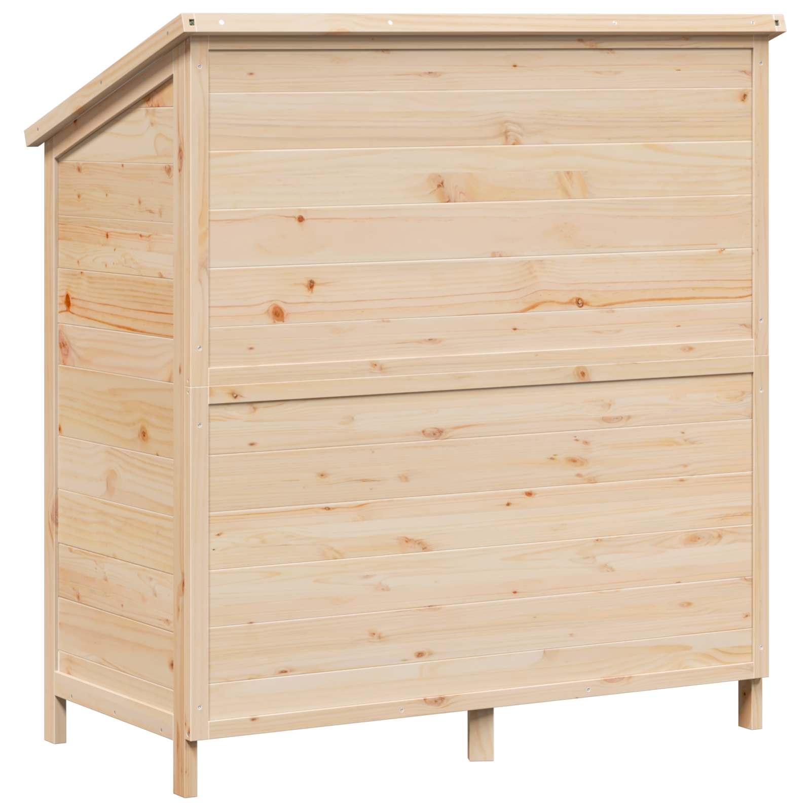 vidaXL Shed ogrodowy naturalny 106 x 56 x 113,5 cm Drewno Świerkowe