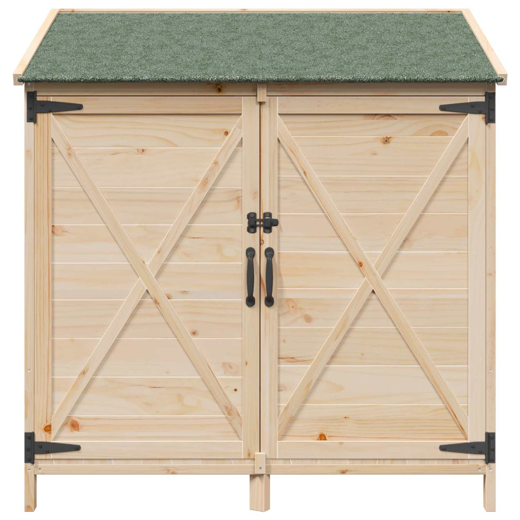 vidaXL Shed ogrodowy naturalny 106 x 56 x 113,5 cm Drewno Świerkowe