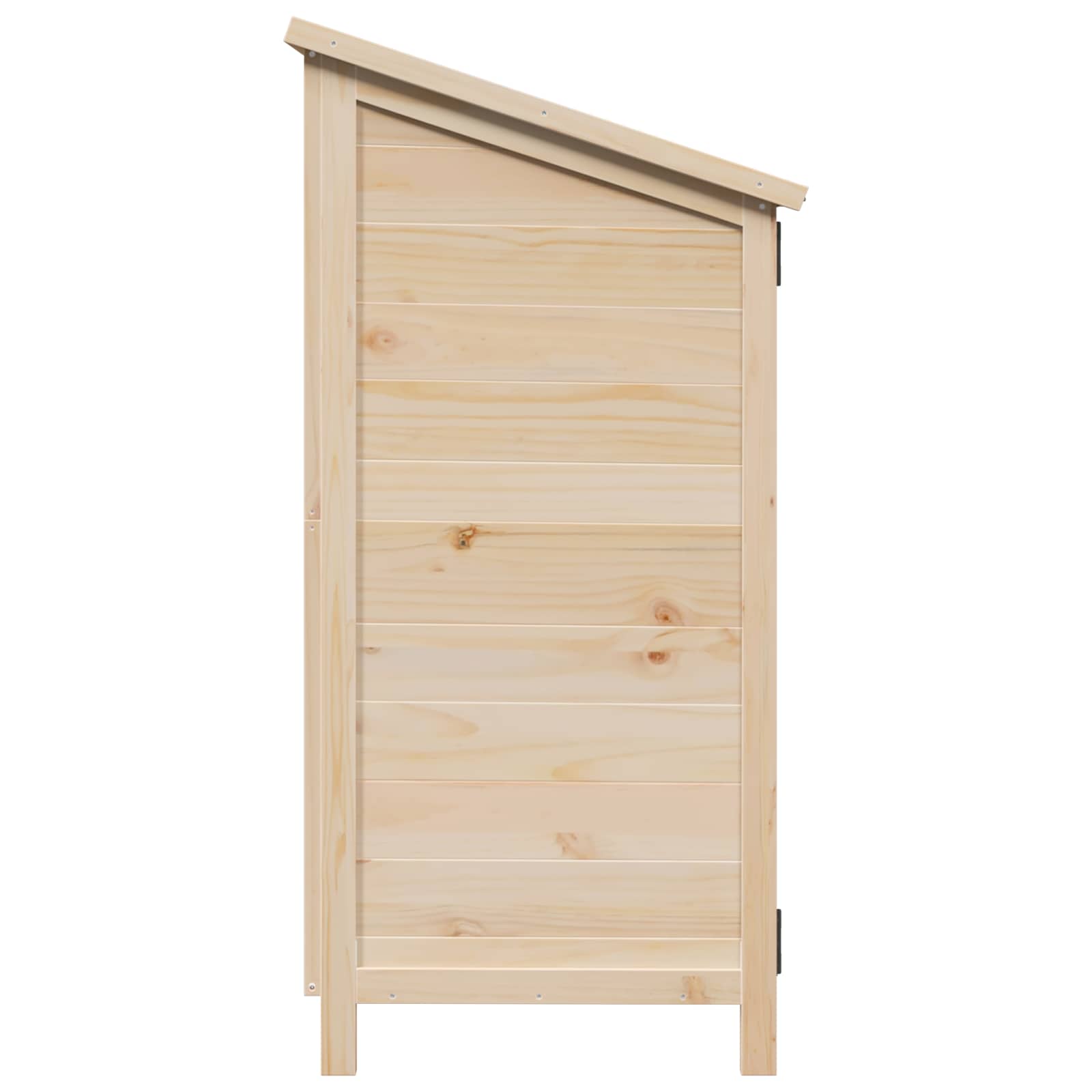 vidaXL Shed ogrodowy naturalny 106 x 56 x 113,5 cm Drewno Świerkowe