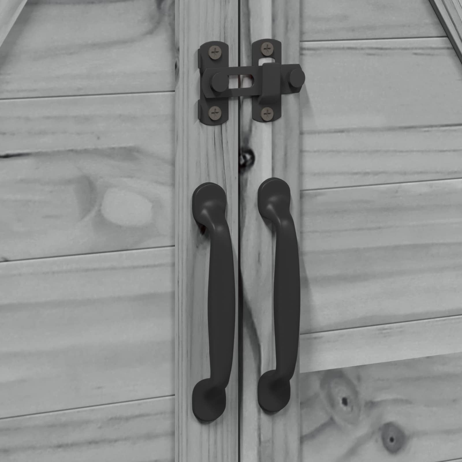vidaXL Shed ogrodowy Szary 106 x 56 x 113,5 cm Drewno Świerkowe