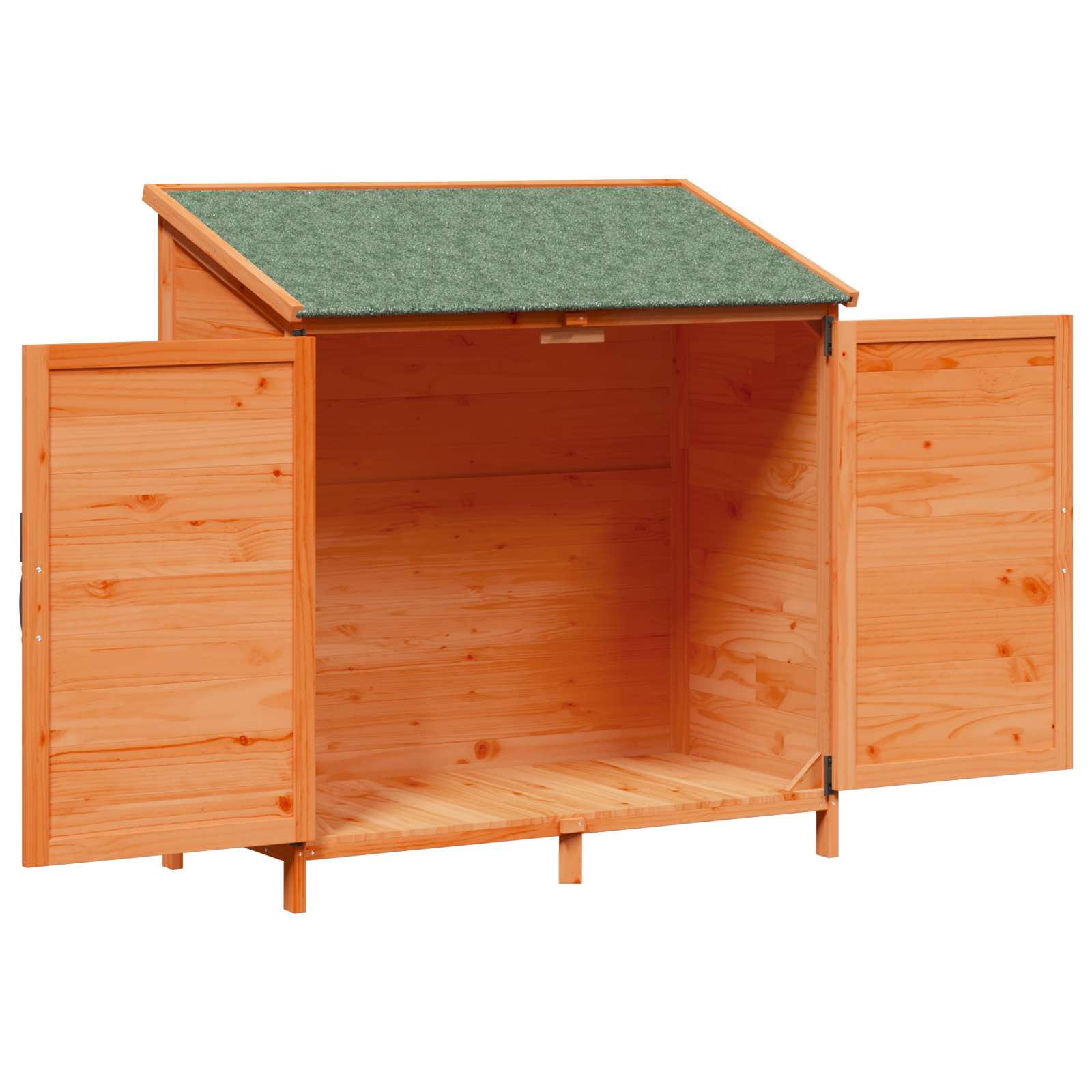 vidaXL Shed ogrodowy brązowy 106 x 56 x 113,5 cm Drewno Świerkowe