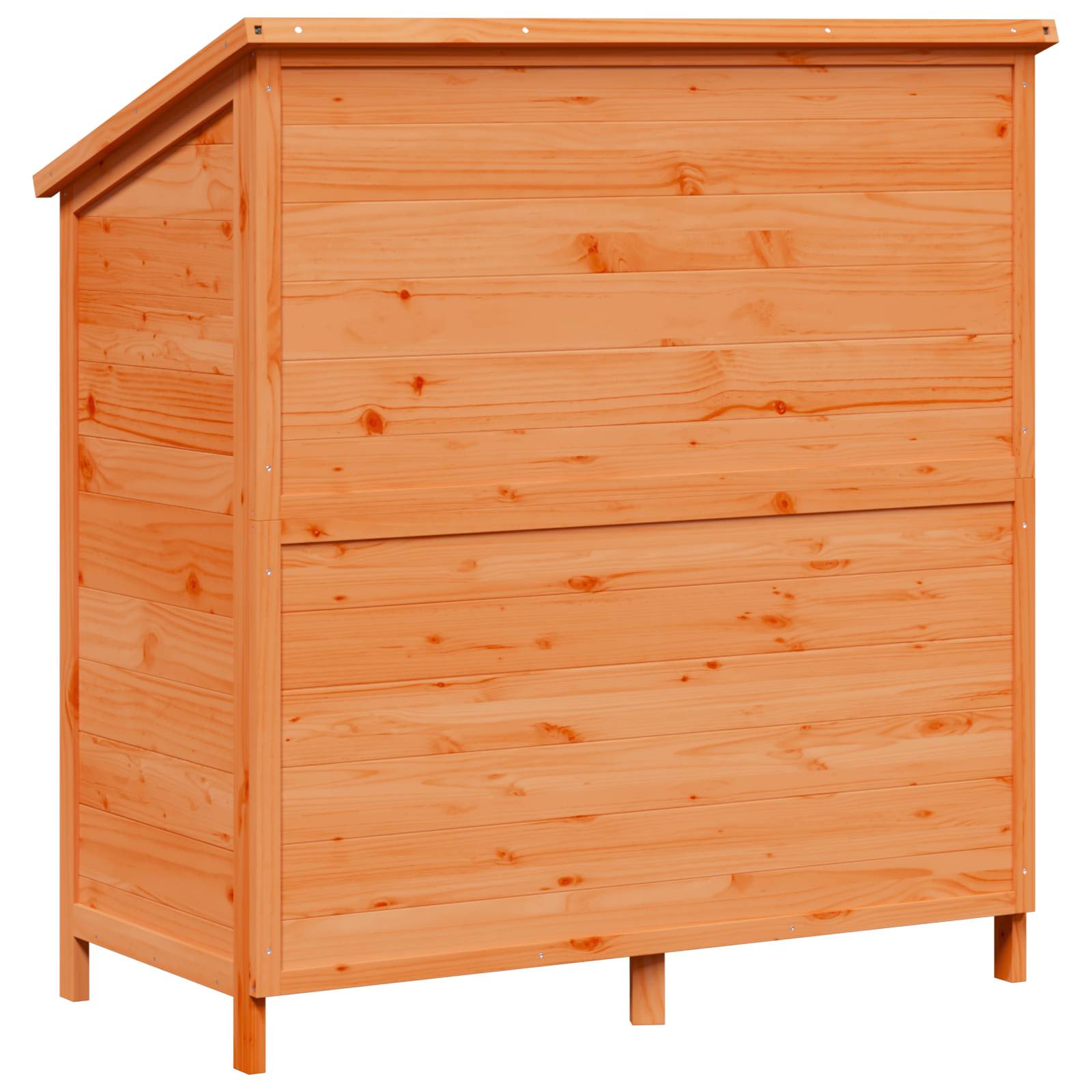 vidaXL Shed ogrodowy brązowy 106 x 56 x 113,5 cm Drewno Świerkowe