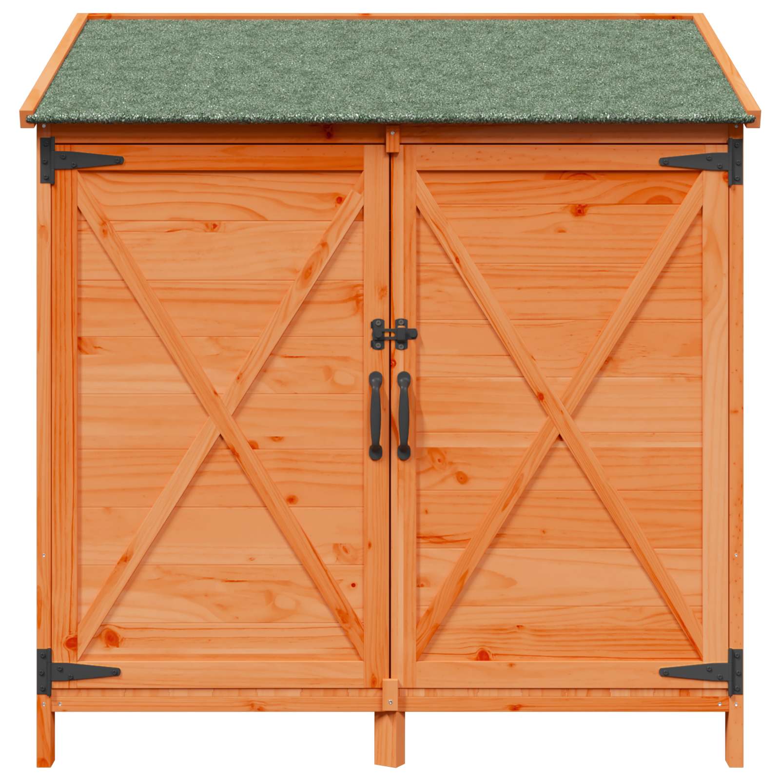 vidaXL Shed ogrodowy brązowy 106 x 56 x 113,5 cm Drewno Świerkowe
