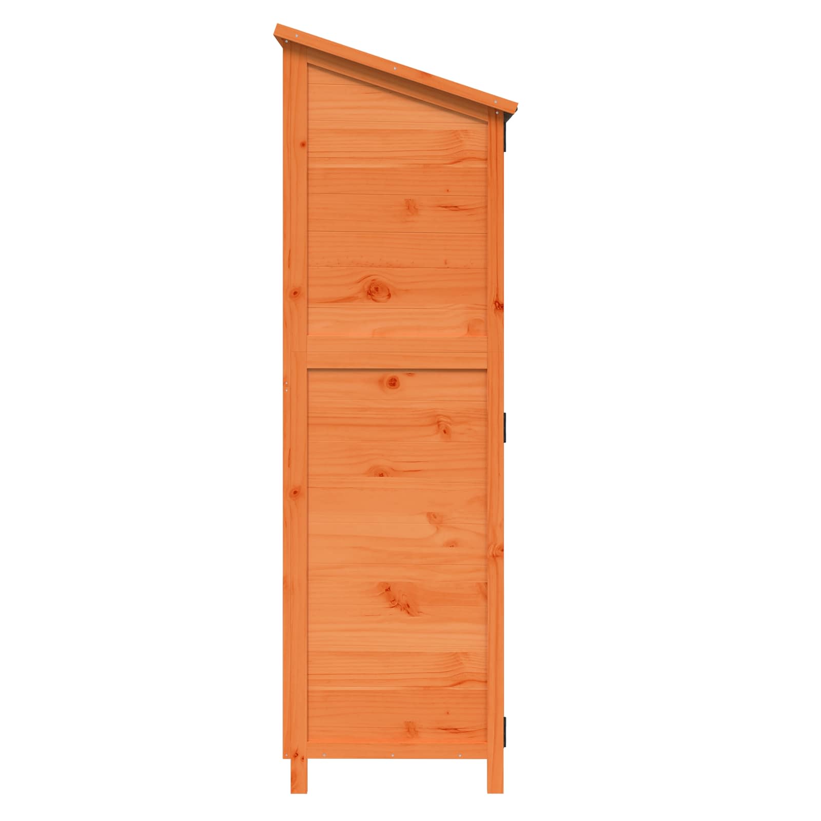 vidaXL Shed ogrodowy brązowy 59,5 x 56 x 176,5 cm Drewno Świerkowe