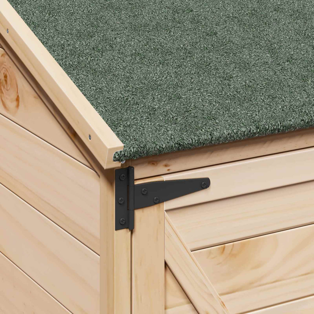vidaXL Shed ogrodowy naturalny 106 x 56 x 176,5 cm Drewno Świerkowe