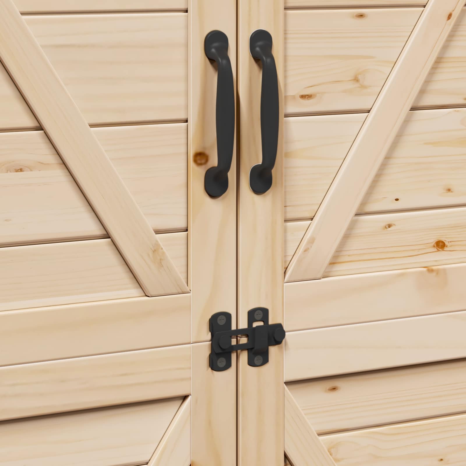 vidaXL Shed ogrodowy naturalny 106 x 56 x 176,5 cm Drewno Świerkowe