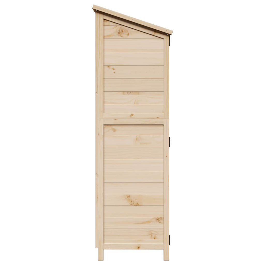vidaXL Shed ogrodowy naturalny 106 x 56 x 176,5 cm Drewno Świerkowe