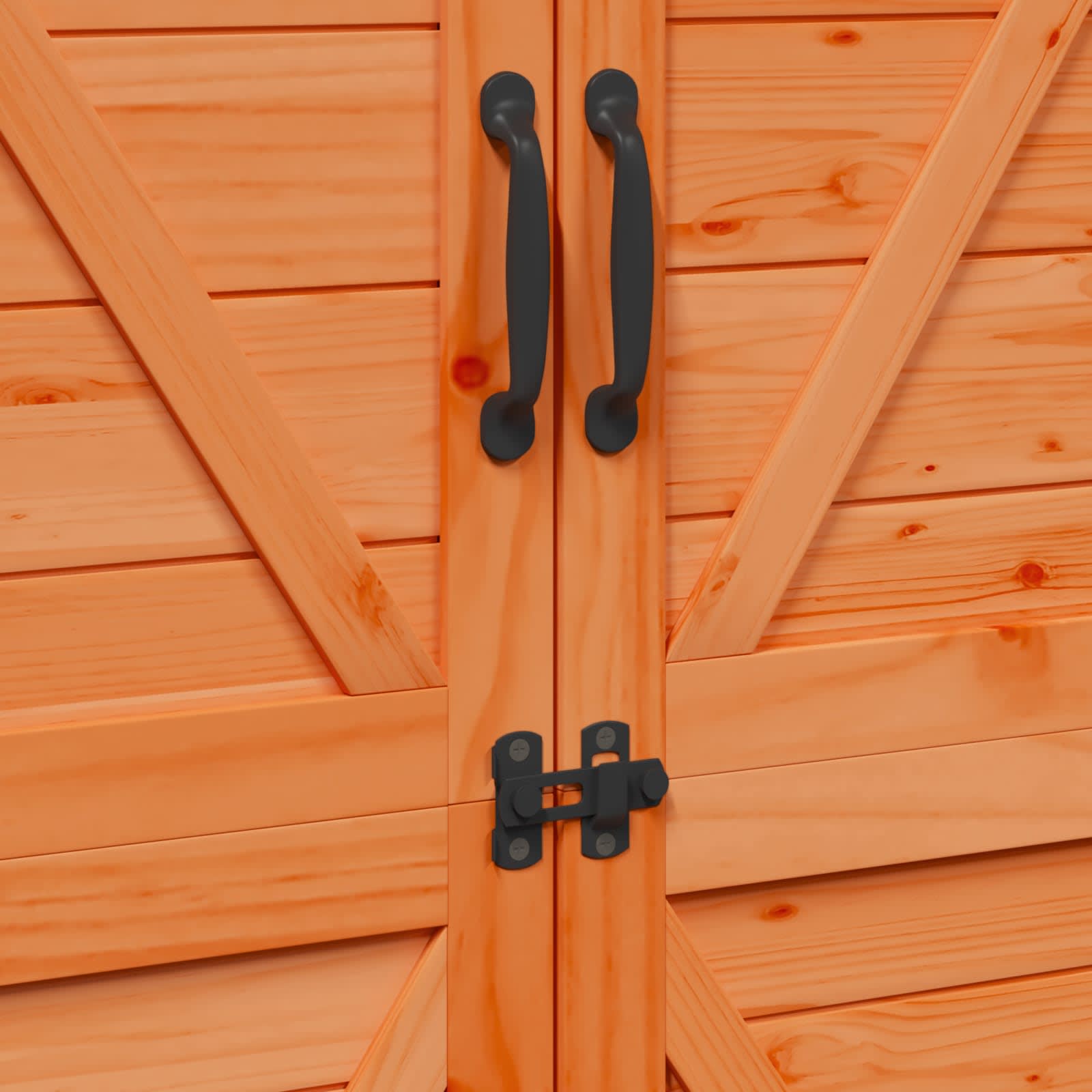 vidaXL Shed ogrodowy brązowy 106 x 56 x 176,5 cm Drewno Świerkowe