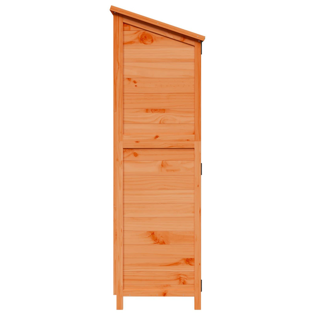 vidaXL Shed ogrodowy brązowy 106 x 56 x 176,5 cm Drewno Świerkowe