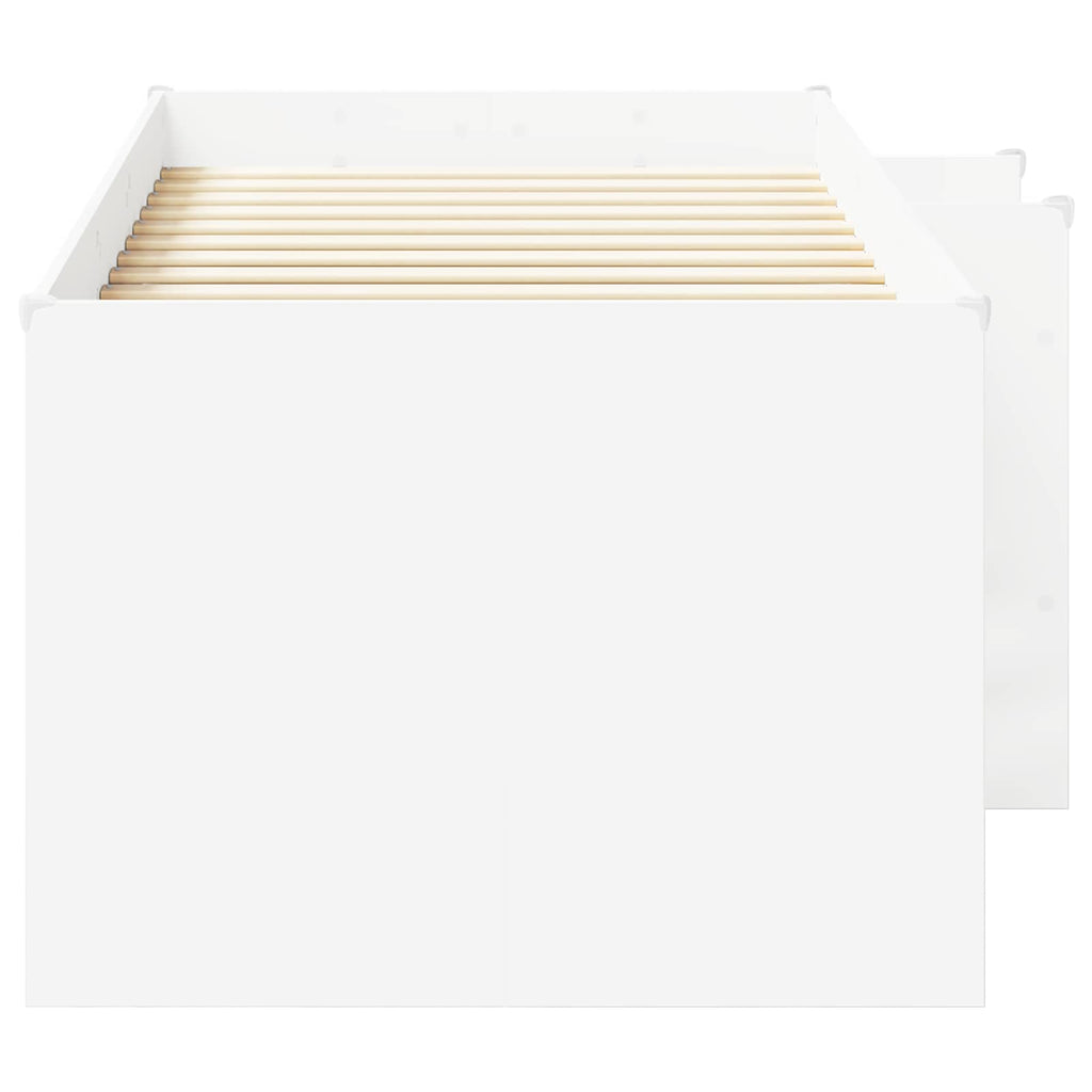 vidaXL Łóżko piętrowe dla dzieci 2 pcs Biały 80 x 200 cm