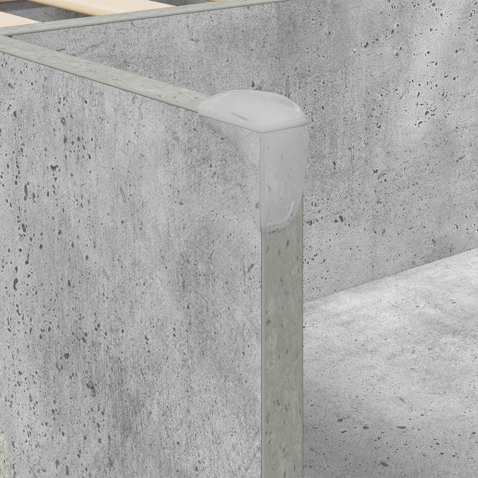 vidaXL Łóżko piętrowe dla dzieci 2 pcs Betonowy 203 x 101,1 x 68,5 cm