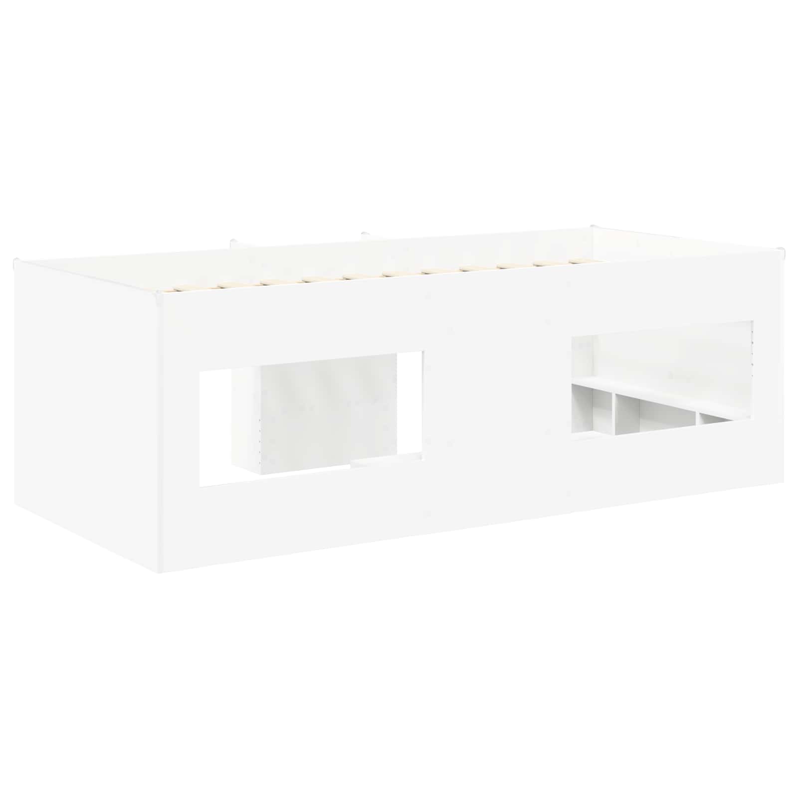vidaXL Łóżko piętrowe dla dzieci 2 pcs Biały 98,5 x 200 cm