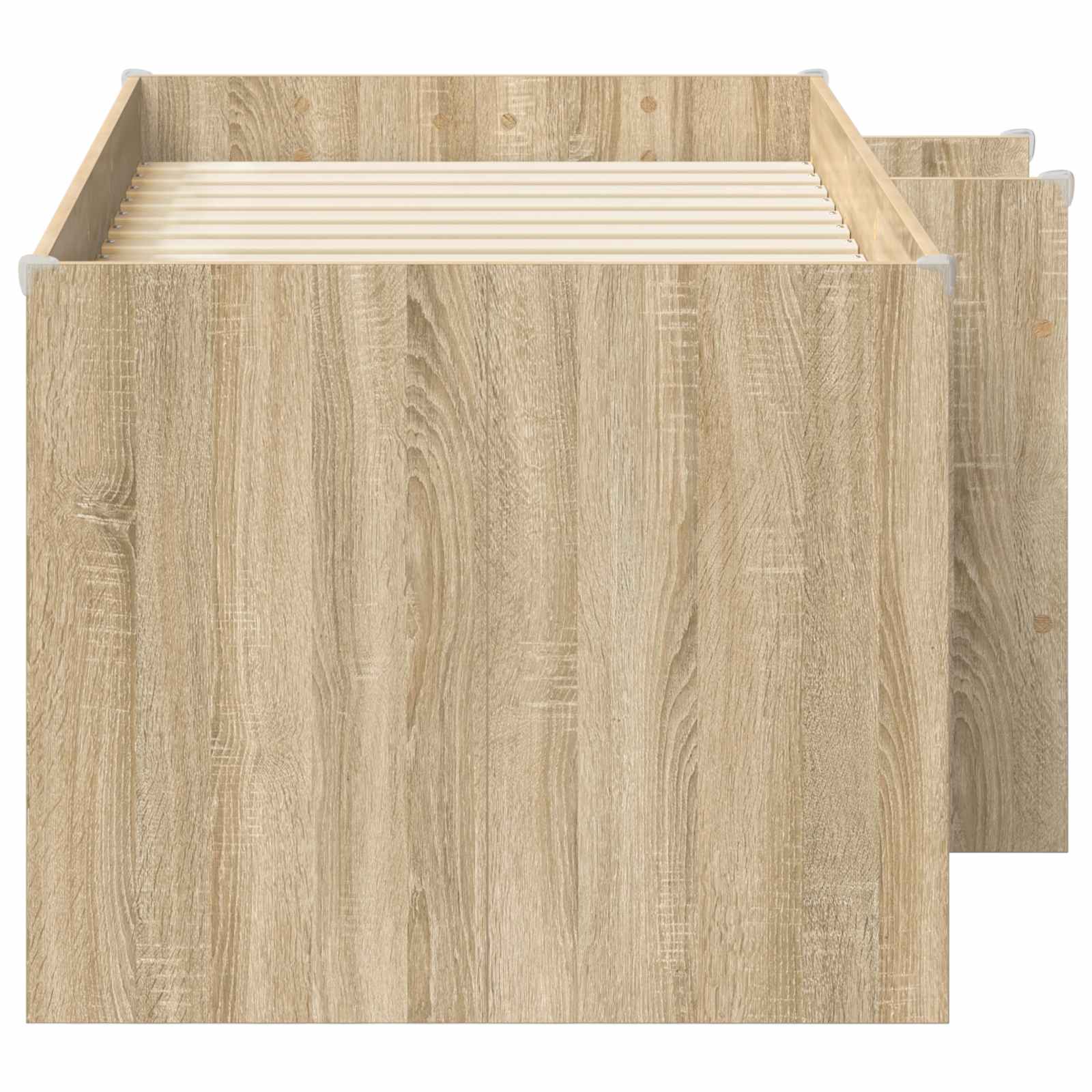 vidaXL Łóżko piętrowe dla dzieci 2 pcs Sonoma 163 x 101,1 x 68,5 cm