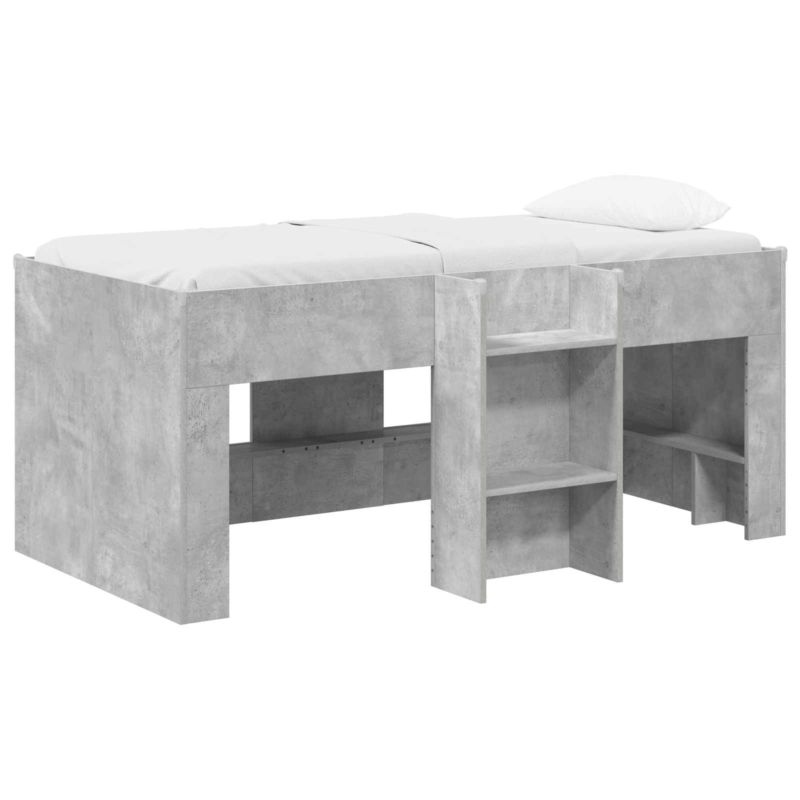 vidaXL Łóżko piętrowe dla dzieci 2 pcs Betonowy 163 x 101,1 x 68,5 cm