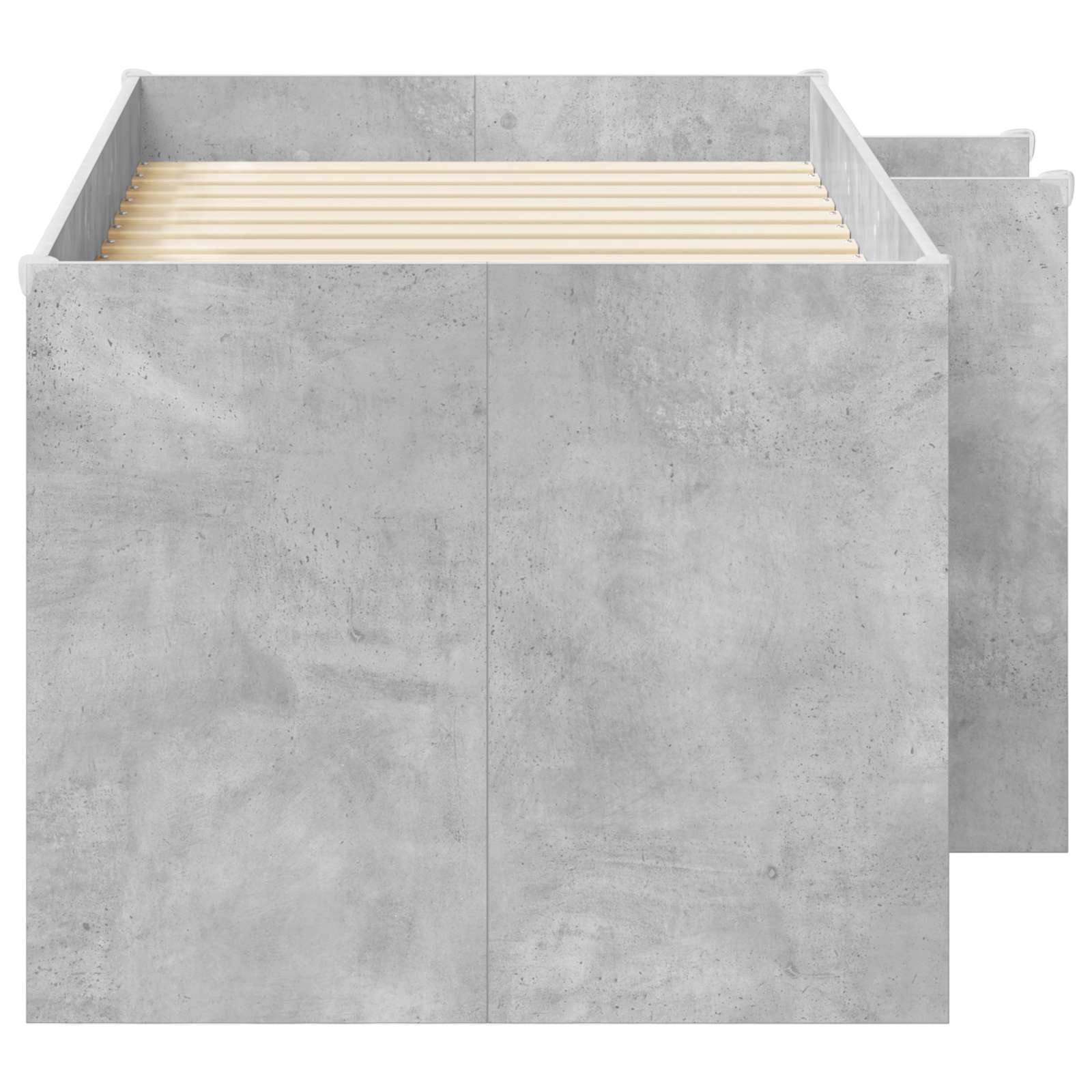 vidaXL Łóżko piętrowe dla dzieci 2 pcs Betonowy 163 x 101,1 x 68,5 cm