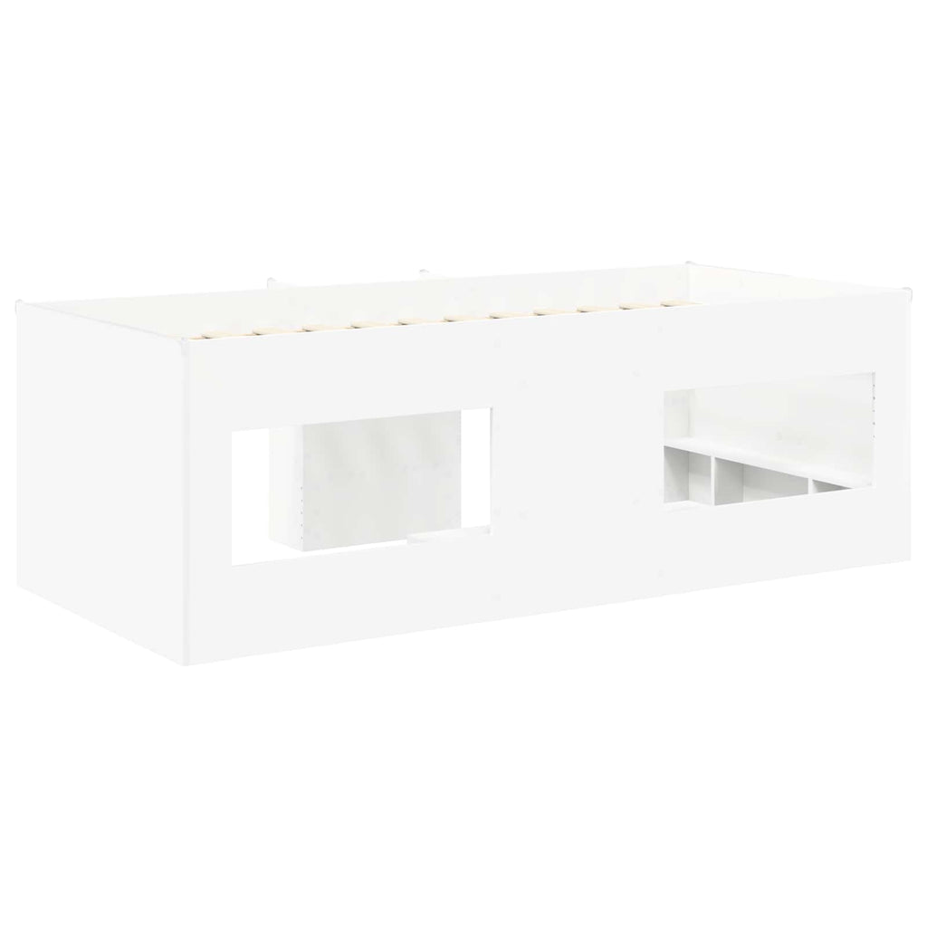 vidaXL Łóżko piętrowe dla dzieci 2 pcs Biały 90 x 190 cm
