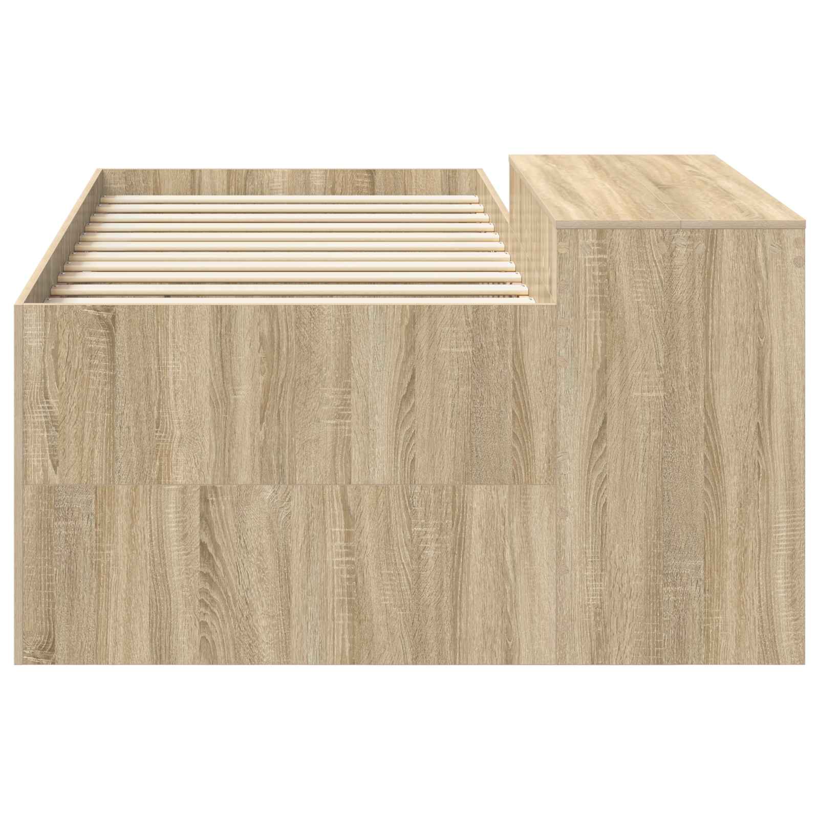 vidaXL Pojedyncze łóżko dla dzieci z biurkiem dąb Sonoma 80 x 200 cm