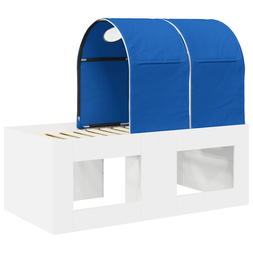 vidaXL Łóżko z Tunelami 4 pcs Dąb Artisian i Niebieski