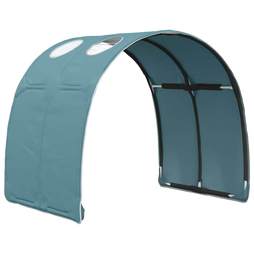 vidaXL Łóżko z Tunelami 4 pcs Biały i jasnoniebieski