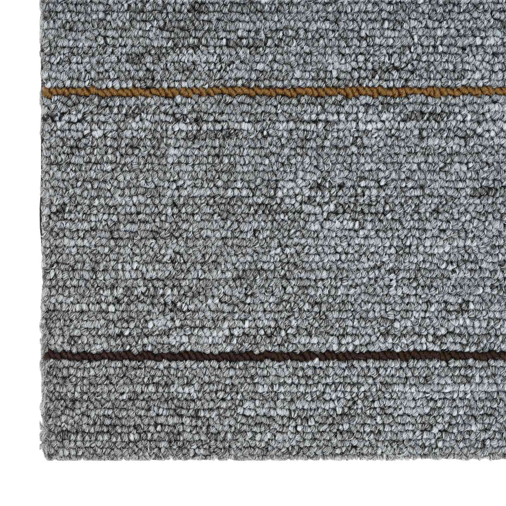 vidaXL Płytka dywanowa Jasnoszary w paski 50 x 50 cm 20 pcs PP i bitum