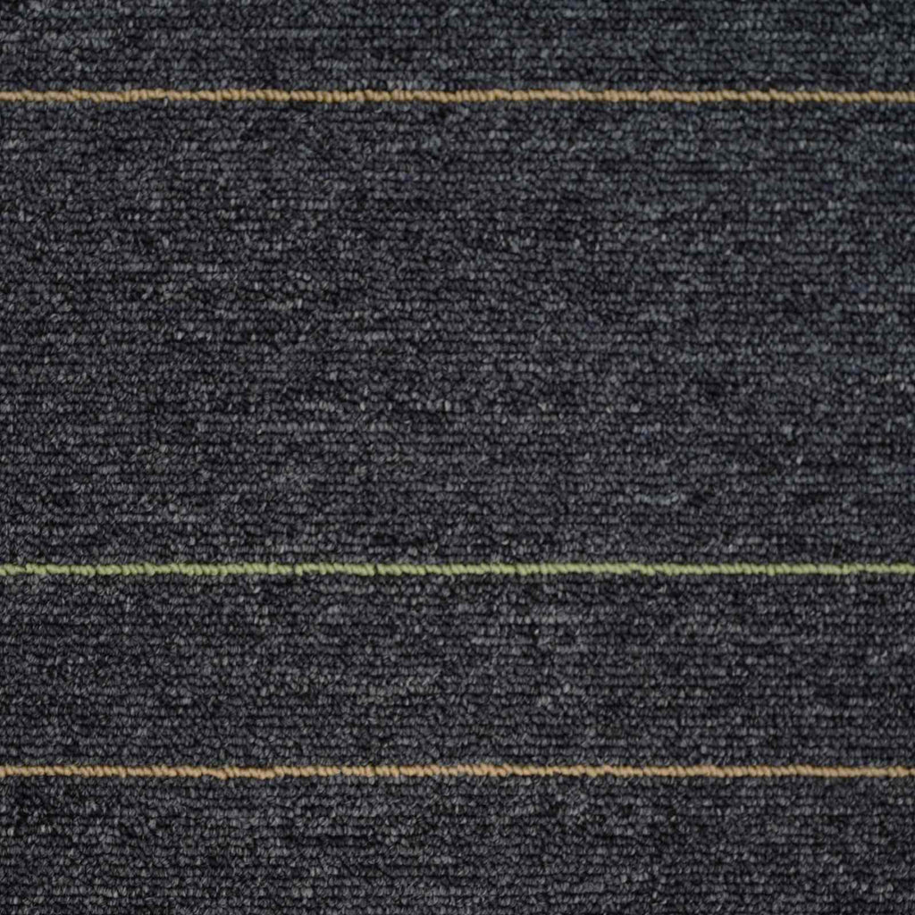 vidaXL Płytka dywanowa Ciemnoszary w paski 50 x 50 cm 20 pcs