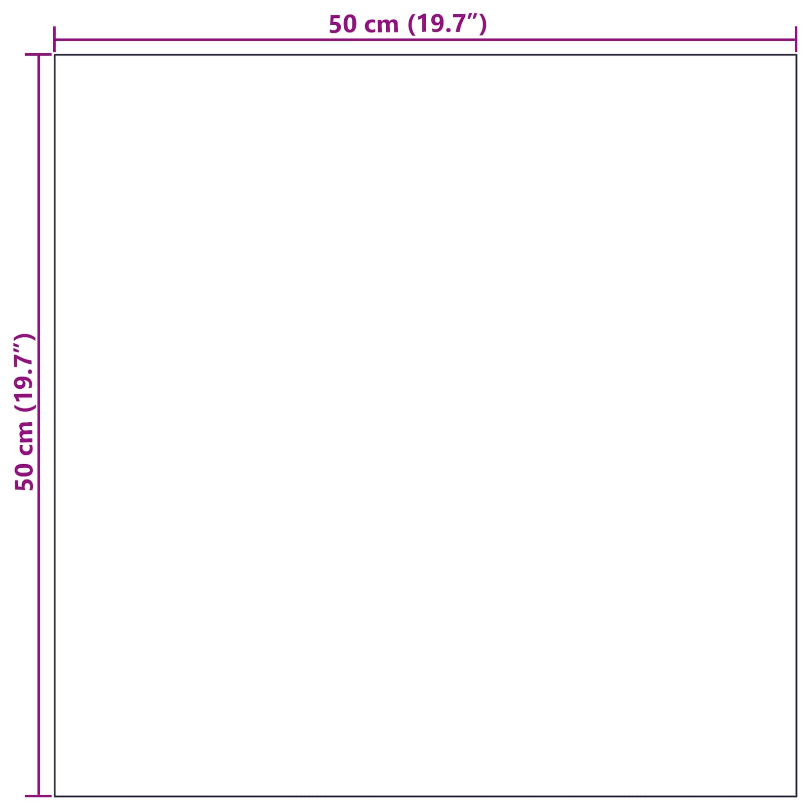 vidaXL Płytka dywanowa Średni Szary w Paski 50 x 50 cm 36 pcs