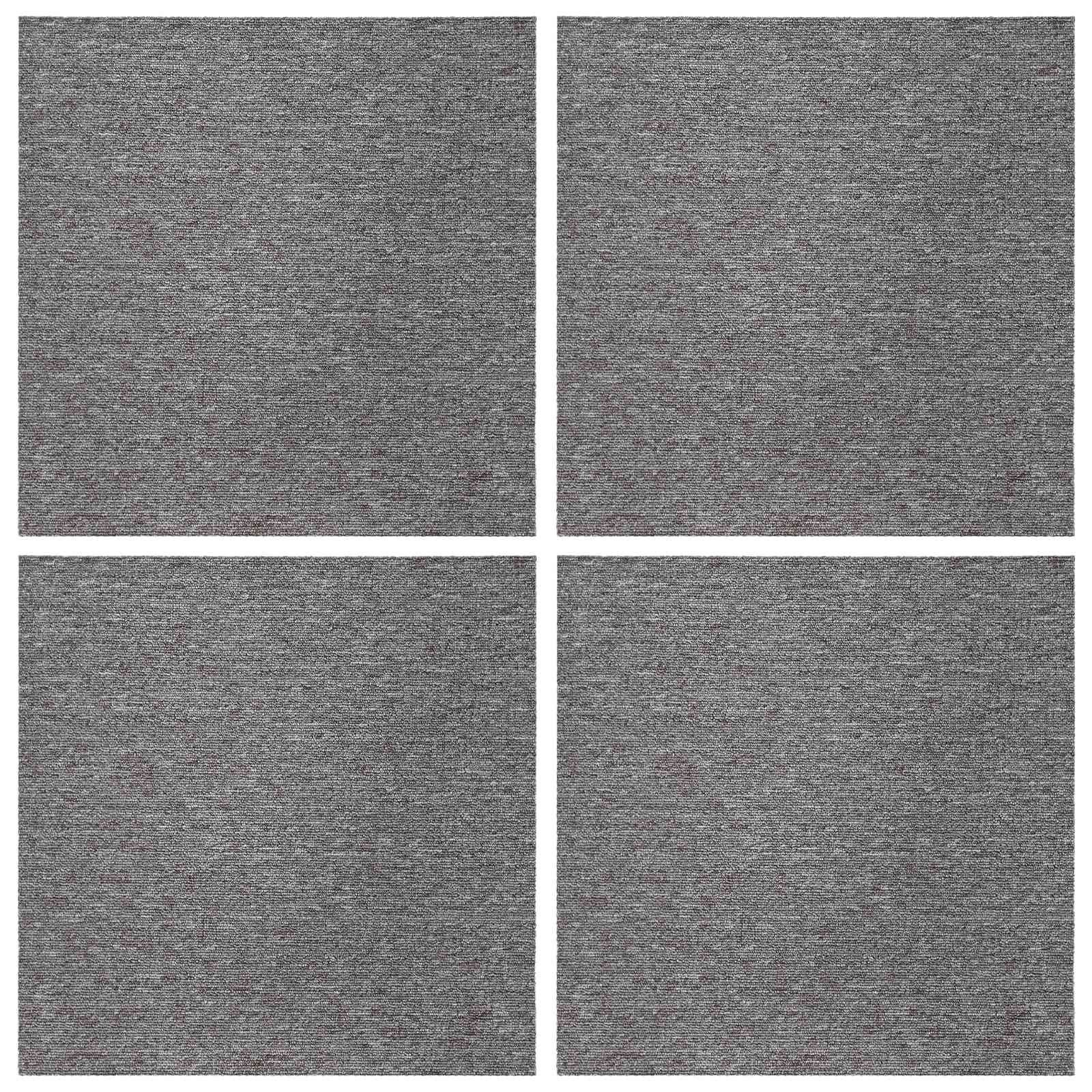 vidaXL Płytka dywanowa brązowy 50 x 50 cm 4 pcs PP i bitum
