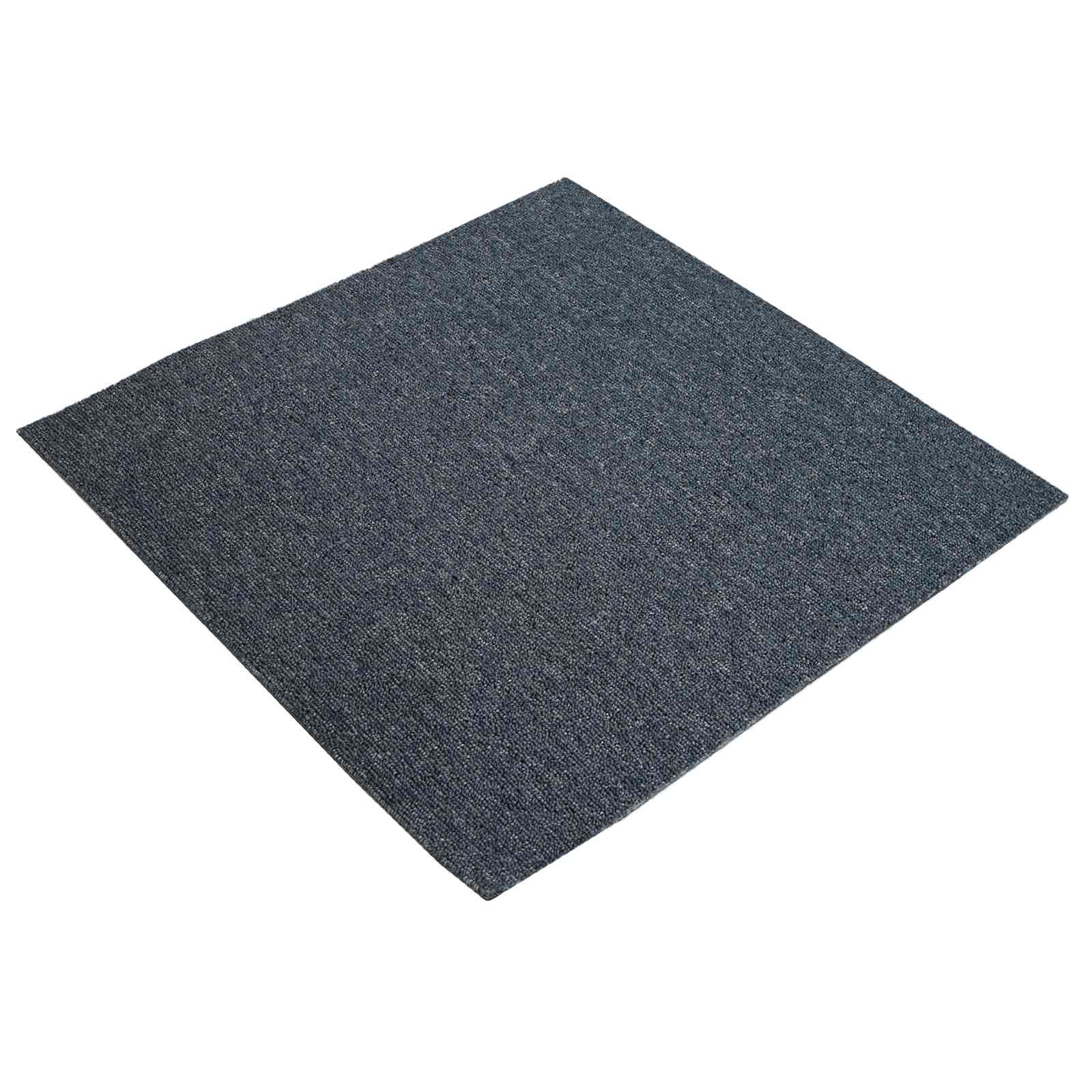 vidaXL Płytka dywanowa Niebiesko-szary 50 x 50 cm 36 pcs PP i bitum
