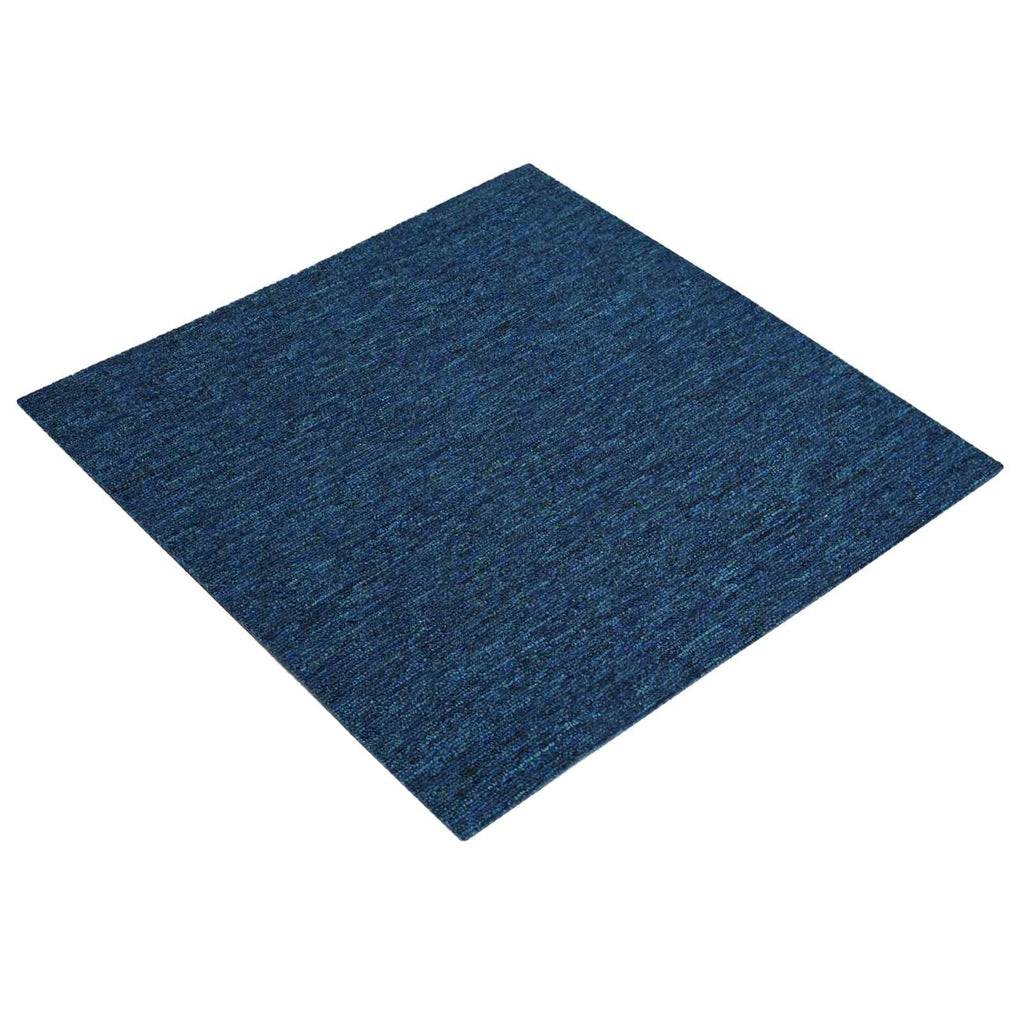 vidaXL Płytka dywanowa niebieski 50 x 50 cm 36 pcs PP i bitum