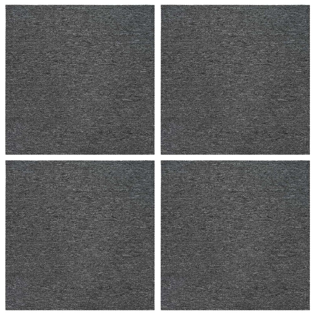 vidaXL Płytka dywanowa Średni szary 50 x 50 cm 4 pcs PP i bitum