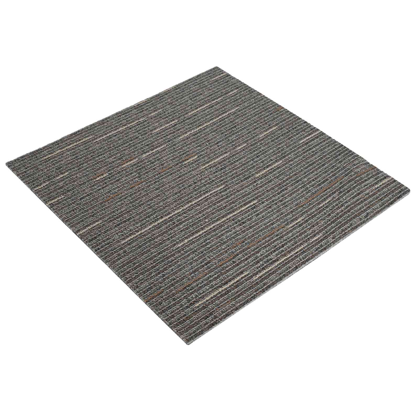 vidaXL Płytka dywanowa Wzorzysty ciemny brąz 50 x 50 cm 4 pcs